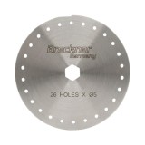 Disc semanatoare seminte mari 26 gauri &Oslash;5mm pentru Maschio Gaspardo cod OEM G10123710R