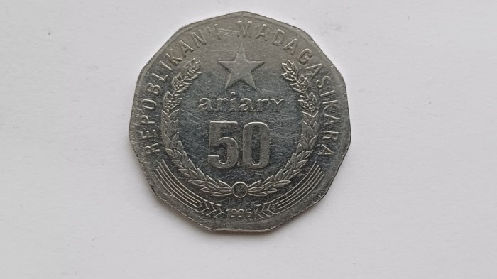 Madagascar- 50 ariary 1996