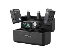 Kit microfon wireless Saramonic Ultra 01 (2TX+RX)ClearVoice, IPX5, 2 x magn.