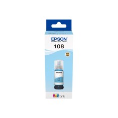 Cartus Cerneala Original Epson Light Cyan, nr.108, pentru EcoTank L18050 L8050, 7.2k, incl.TV 1.2incl.TV C13T09C54A (RAPO)