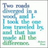 Cumpara ieftin Magnet - Two Roads Diverged | Quotable Cards