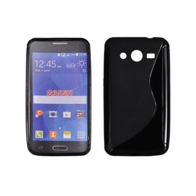 Husa Silicon S-line Sam Galaxy Core 2 G355 Negru foto