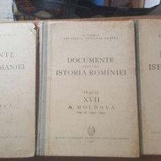 Documente privind istoria Rominiei Moldova volumele 2,4 si 5 Mihail Roller Si Colab.