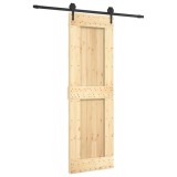 Cumpara ieftin Usa glisanta cu set de feronerie 70x210 cm, lemn masiv de pin