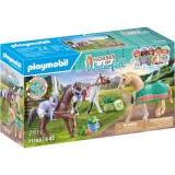 Playmobil Horses of Waterfall - Set 3 cai, cu accesorii
