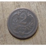 AUT AustroUngaria 2 heller 1898