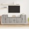 vidaXL Set dulap TV, 3 piese, gri sonoma, lemn prelucrat