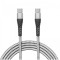 Cablu de date USC Type C - USB Type C alb 1m delight