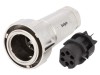 Conector Circular Mufă Mamă 6 PIN Buccaneer 7000 Nichelat
