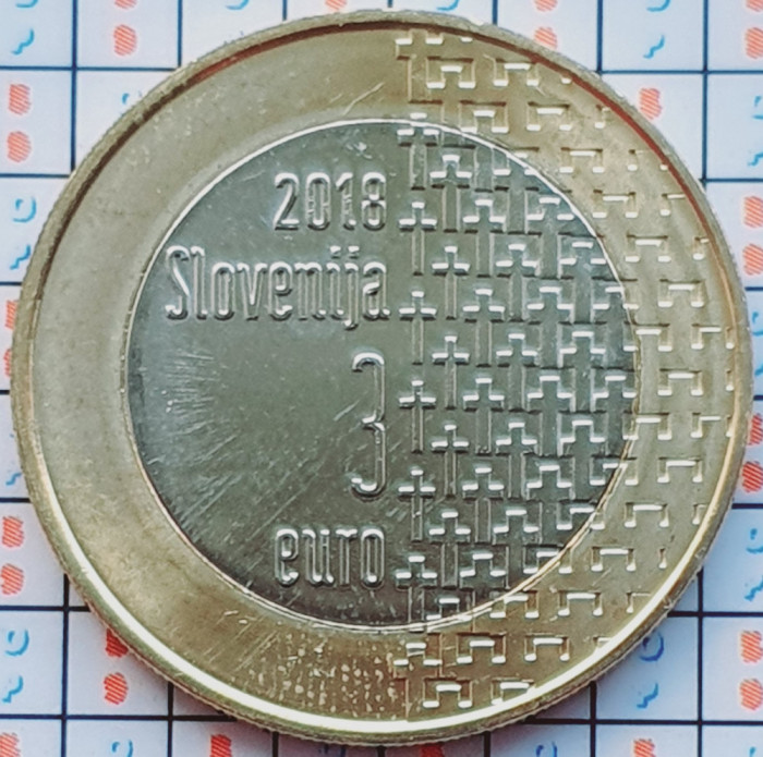 Slovenia 3 euro 2018 - End of the First World War - km 135 - A030