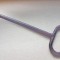 D150-CHEIE mare Broasca Poarta veche metal. Lungime 24 cm.