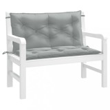 VidaXL Pernă bancă de grădină 2db melanj gri deschis 100x50x7cm textil