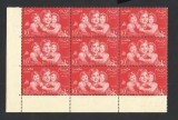 EGIPT--1957 ZIUA MAMEI BLOC x9--MNH