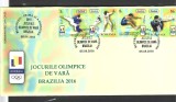 ROMANIA 2016 - JO DE VARA BRAZILIA 2016 - FDC - LP 2114