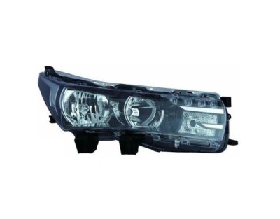 Far TOYOTA COROLLA (E17), 07.2013-05.2016, RapidAuto, fata, partea dreapta, cu &amp;amp;#39;lumina de zi&amp;amp;#39; tip LED;tip bec H11+HB3+LED; electric; cu motor foto