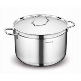 Oala Inox 11L Korkmaz 30x15cm, Capac, Inductie, Aragaz, Masina Spalat Vase