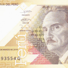 Bancnota Peru 20 Soles 2019 - PNew UNC