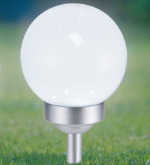 Lampa solara cu 4 LED-uri GLOB, 2 in 1, H 35 cm foto