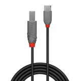 Cablu Lindy 2m USB 2.0 Tip A la Tip B &quot;LY-36942&quot; (timbru verde 0.18 lei)