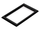 Cadru negru ABS 74x44,7mm 58x32,5mm DISPLAY VISIONS