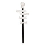 Creion cu Topper Radiera Craniu, Negru, 19 cm, CMCLASS