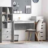 VidaXL Birou Gri beton 90 x 40 x 76 cm Lemn compozit