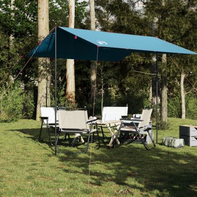 vidaXL Prelată de camping, albastru, 300x294 cm, impermeabilă foto