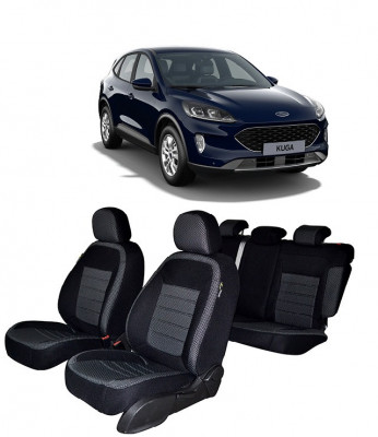 Set huse scaune dedicate FORD KUGA 2020-2021 (BANCHETA FRACTIONATA) foto