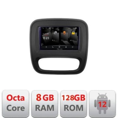 Navigatie Renault Trafic 2014-2017 5960Pro-rt09 Android Octa Core Qualcomm 2K Qled 8+128 DTS DSP 360 4G Optical v2 CarStore Technology foto