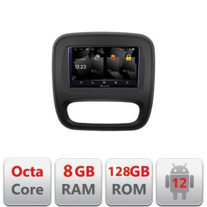 Navigatie Renault Trafic 2014-2017 5960Pro-rt09 Android Octa Core Qualcomm 2K Qled 8+128 DTS DSP 360 4G Optical v2 CarStore Technology