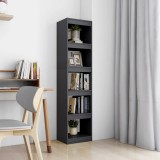 VidaXL Bibliotecă/Separator cameră, gri, 40x30x167,5 cm lemn masiv pin