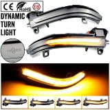 Set 2 Lampi LED Semnalizare Dinamica Oglinda Xentech Light BMW Seria 1, 3, 4, 2, X1 12V Portocaliu