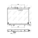 Radiator racire motor Nrf 519525