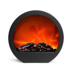 ?emineu cu efect de flacara LED - pe baterii, re?ea (35 x 12 x 38 cm) - Bewello foto
