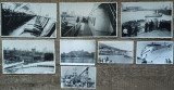 Calatoria unor romani spre SUA pe vasul SS Normandie// lot 8 fotografii