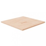 VidaXL Blat de masă pătrat, 70x70x2,5 cm, lemn masiv stejar netratat