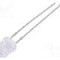 Dioda LED 5mm, albastru, plat, 2.6...3.6V, LUCKYLIGHT - LL-504BC1E-B4-2B