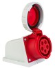 Priza trifazica aplicata 5 poli 16A 3P+N+E 6h CEE 380V IP67, METE