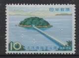 Japonia 1960 - Parcul National Mikawa, pod, neuzat