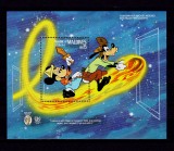 Cumpara ieftin ✅Maldive 1992 &quot;Disney - Mickey / Mark Twain &quot; , colita 114 , MNH