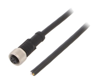 Cablu M12 5 pini, 2m, IP68 foto