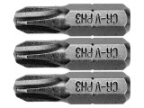 Set 3 Biti 1/4'' Ph3X25Mm