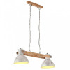 VidaXL Lampă suspendată industrială, 25 W, argintiu, 109 cm, E27