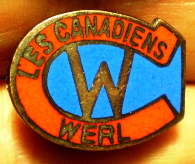 I.825 INSIGNA GERMANIA CANADA NATO LES CANADIENS WERL L18mm email foto