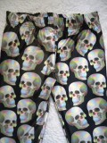 COLANTI DAMA CAP DE MORT CRANII COLANT PANTALON MULAT FEMEI SKULL, Subtire, L, M