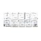 Set Stickere Acril Decorative, Desing Grecesc, 102 mm x 104 mm x 10 Bucati