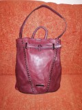Poseta Dama Pierre Cardin Bordo Visiniu, Geanta de Mana/Umar, Rucsac, 33x30cm