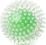 Jucarie minge TPR dental green 9 cm