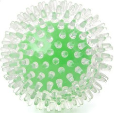 Jucarie minge TPR dental green 9 cm