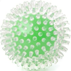 Jucarie minge TPR dental green 9 cm
